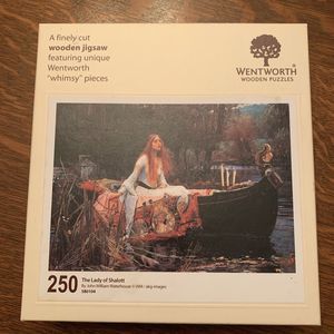 Wentworth wooden jigsaw puzzle 250 Piece: The Lady of Shalott